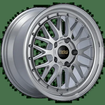 BBS LM-R 20×11 5×112 ET14 Diamond Silver Center / Diamond Cut Lip Wheel -82mm PFS/Clip Required