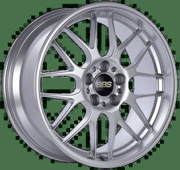 BBS RG-R 19×8.5 5×120 ET32 Diamond Silver Wheel -82mm PFS/Clip Required
