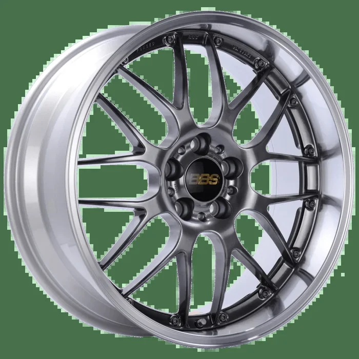 BBS RS-GT 20×8.5 5×120 ET15 Diamond Black Center Diamond Cut Lip Wheel -82mm PFS/Clip Required