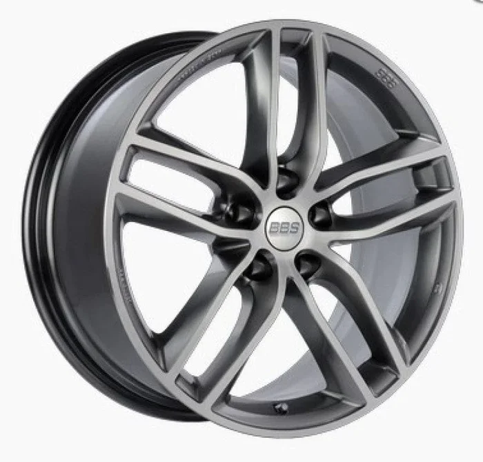 BBS SX 19×8.5 5×108 ET45 Gloss Platinum Diamond Cut Face Wheel -70mm PFS/Clip Required