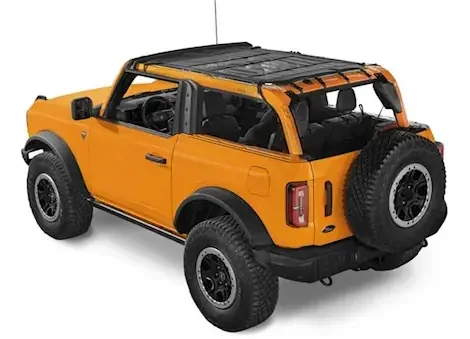 Bestop Access Bimini Sunshade for 2-Door Models – Black Mesh 52420-11