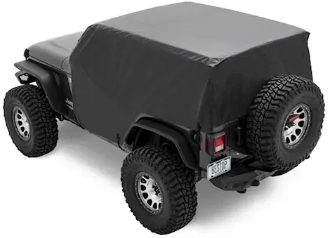 Bestop All-Weather Trail Cover for Jeep Wrangler JK & JL 2-Door with Hard Top or Supertop 81044-01