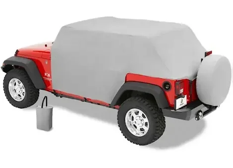 Bestop All-Weather Trail Cover for Jeep Wrangler JK Unlimited without a Top – Charcoal/Gray 81041-09