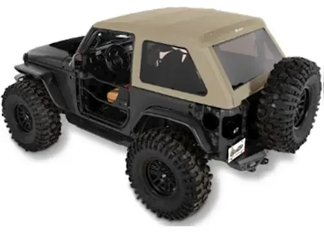 Bestop Inc. 18-c jeep wrangler jl 2dr trektop glide; tan twill