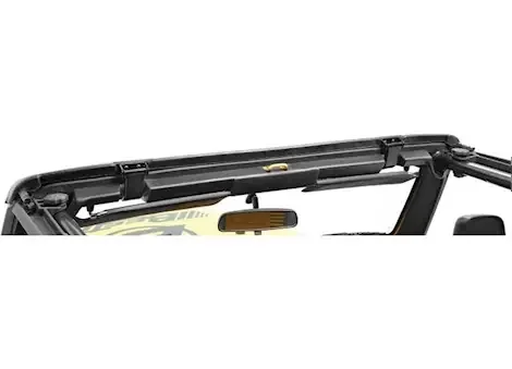 Bestop Inc. 97-06 jeep wrangler factory sytle windshield header assembly-black
