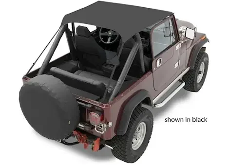 Bestop Traditional Bikini Top for 76-83 Jeep CJ5 – Tan 52507-04