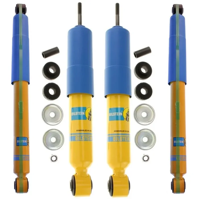 Bilstein 4600 Front and Rear shocks for 1994-2002 Dodge Ram 2500/3500 RWD (Independent Front Suspension)