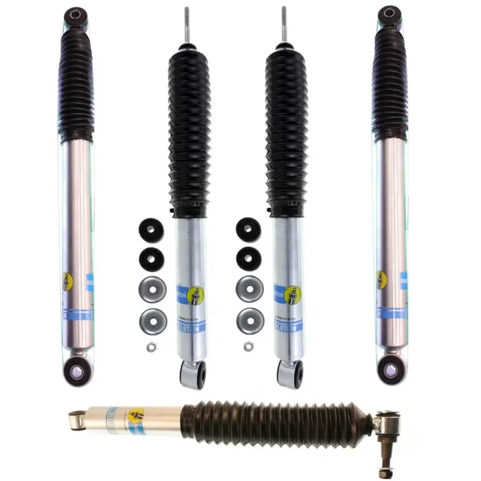 Bilstein 5100 4-6″ Front, 2″ Rear Lift Shocks +Stabilizer for 99-’10 Chevy/GMC Silverado/Sierra 2500 4WD 2WD