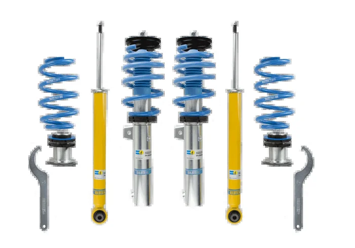 Bilstein B14 (PSS) 1.2-2″ Lowering Performance Assembled Coilover and Coil/Shock Kit for 2015-2021 Volkswagen Golf (R, GTI, Alltrack)