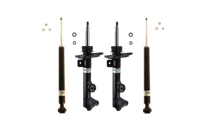 Bilstein B4 OE Replacement (DampMatic) Front and Rear Shocks for 2012-2015 Mercedes-Benz C250