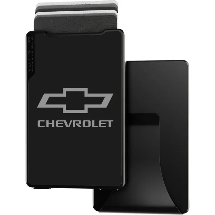 Black CHEVROLET Bowtie Groove Wallet