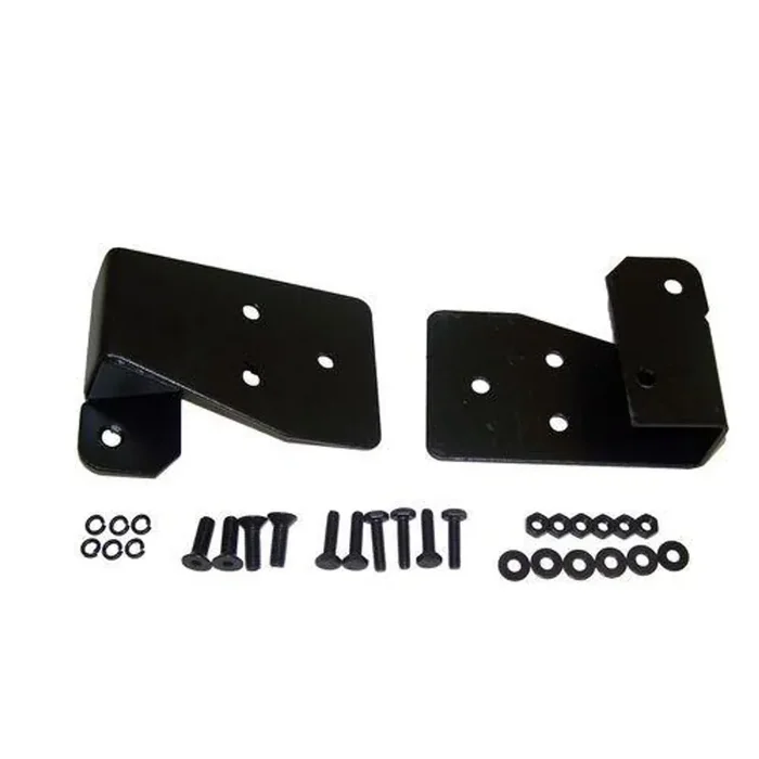 Black Mirror Relocation Brackets for 03-06 Jeep TJ Wrangler