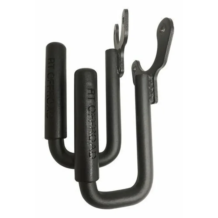 Black Powder Coated Steel Front Grab Handle Set for 1997-2006 Jeep TJ Wrangler