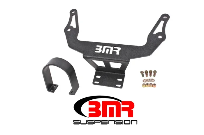 BMR 08-17 Challenger Front Driveshaft Safety Loop – Black Hammertone – DSL110H