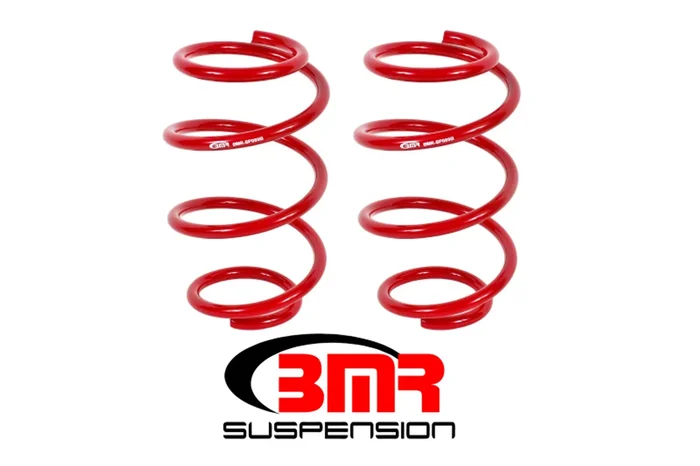 BMR 15-17 S550 Mustang Front Performance Version Lowering Springs – Red – SP089R