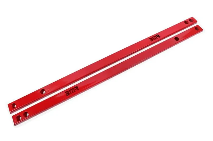BMR 15-20 S550 Mustang Chassis Jacking Rails (Shorter Tube) – Red – CJR760R