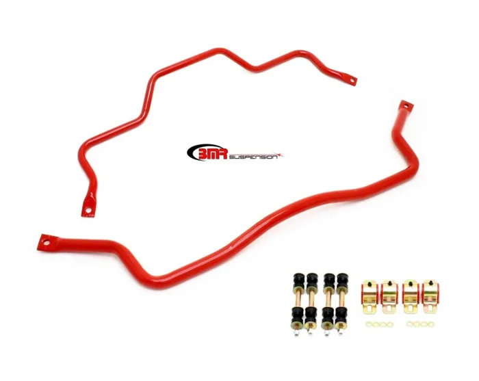 BMR 93-02 F-Body Front & Rear Sway Bar Kit w/ Bushings – Red – SB026R