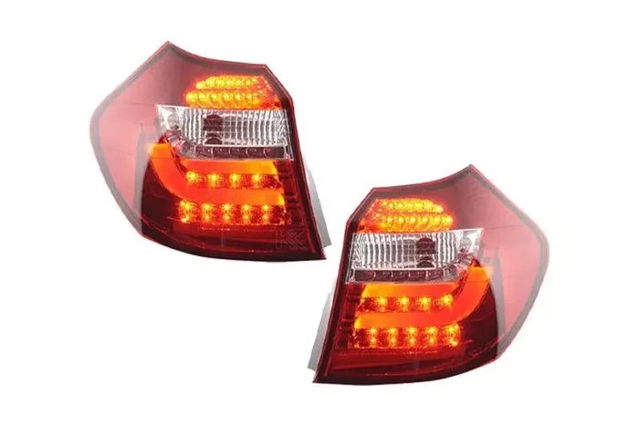BMW 1-Series E81 3/5 Door Red LED Taillights Set (2007-2011)
