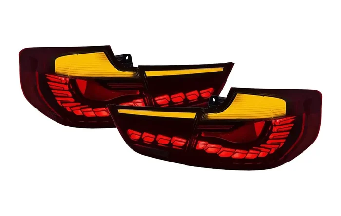 BMW 3-Series F34 Gran Turismo (GT) Red /or/ Smoke GTS OLED Style Tail Lights 2012-2016