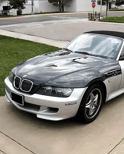 BMW 3 Series Z3 (E36/7 Roadster – E36/8 Coupe) MT Style Carbon Fiber Hood (1996 – 2002)