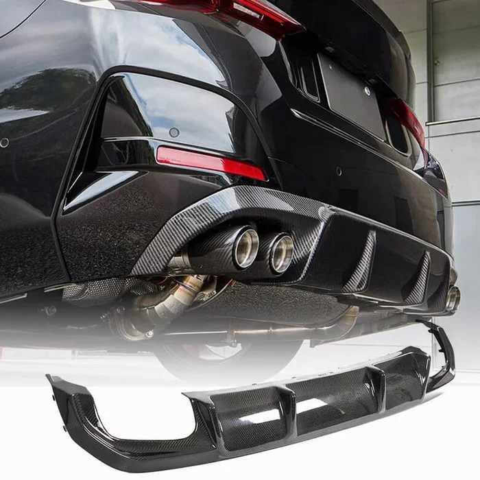 BMW 4 Series G26 420i 430i 440i 2021-2023 Rear Bumper Diffuser Carbon Fiber