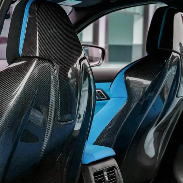 BMW 4 Series G82 G83 M4 2021-2024 Seat Back Cover Dry Carbon Fiber