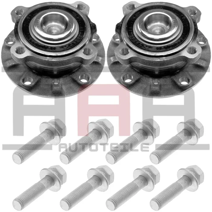BMW 5ER E39 520-530 RADLAGER RADNABE RADLAGERSATZ ABS RING VORNE VORDERACHSE SET