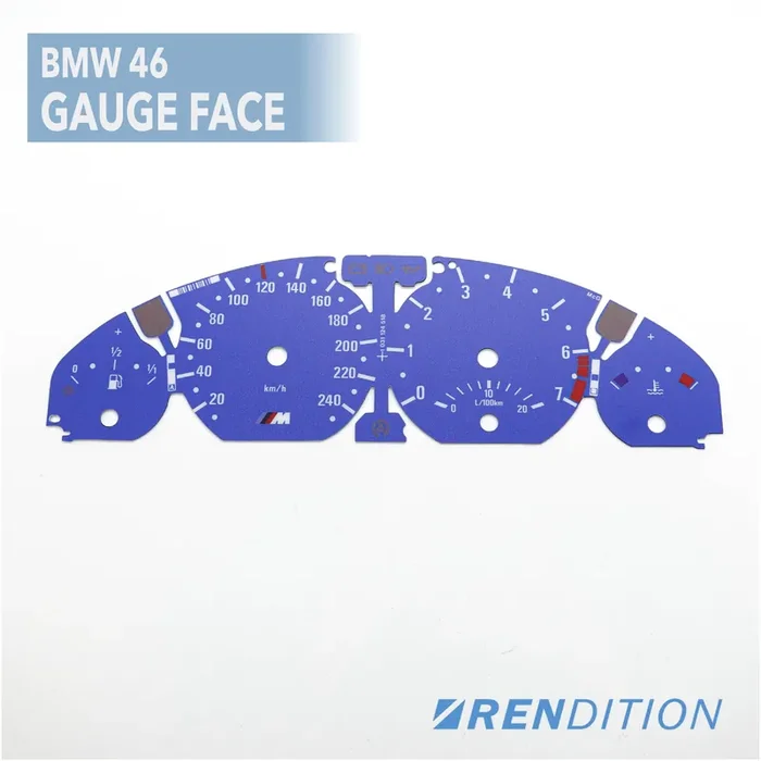 BMW E46 GAUGE FACE FOR M3 330 328 325 318 320 323 316