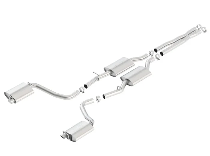 Borla 15-16 Dodge Charger R/T 5.7L No Tip Use Factory Valence Single Split Rear Exit S-Type Exhaust – 140636