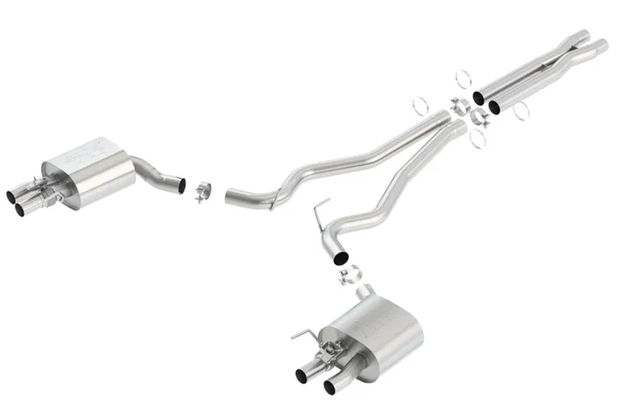 Borla 15-16 Ford Mustang Shelby GT350 5.2L ATAK Cat Back Exhaust (Uses Factory Valence) – 140684