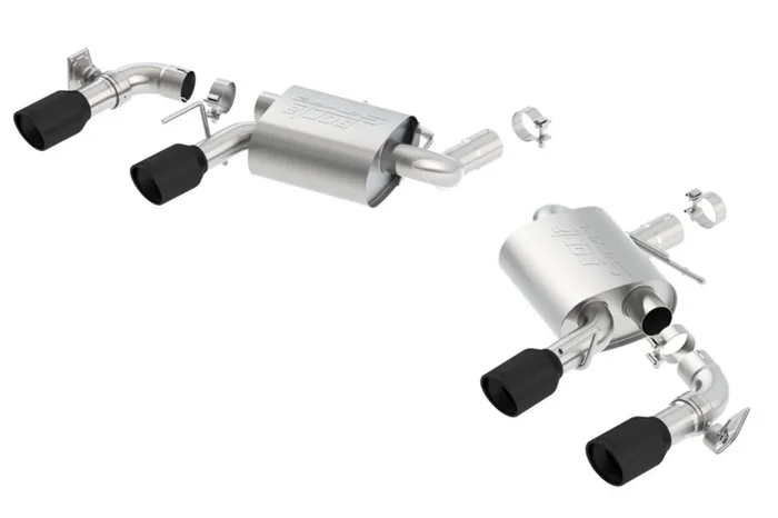 Borla 2016-2018 Chevrolet Camaro SS AT/MT RWD Ceramic Black S-Type Exhaust (w/ Dual Mode Valves) – 11924CB