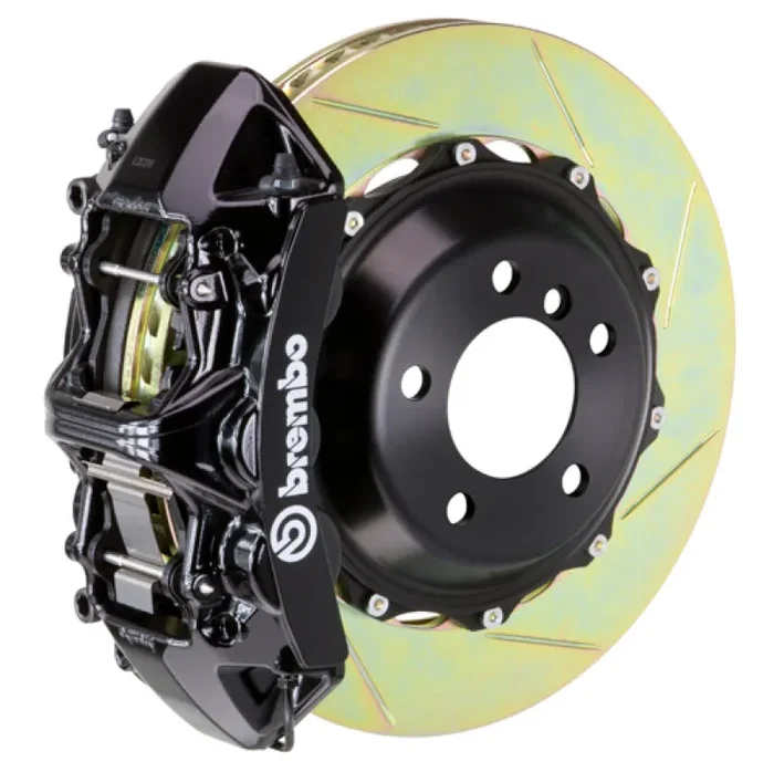 Brembo 01-02 Viper RT-10/GTS Front GT BBK 6 Piston Cast 380×32 2pc Rotor Slotted Type-1-Black