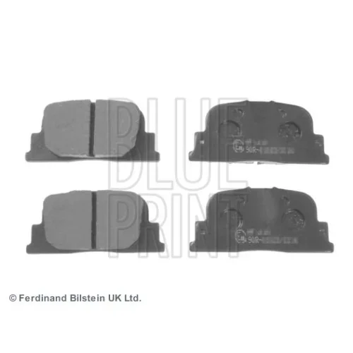Bremsbelagsatz Scheibenbremse Blue Print ADT342179 für Toyota Hinterachse