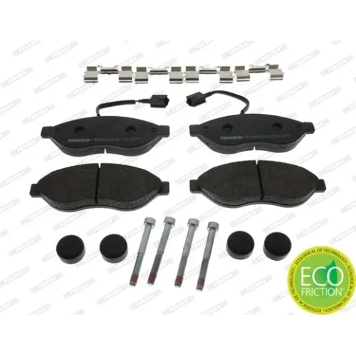 Bremsbelagsatz Scheibenbremse Ferodo FVR1924 Premier Eco Friction für Citroën