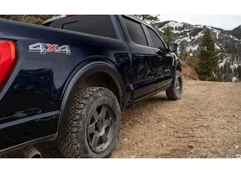 Bushwacker 17-c f250/350 super duty fender flares oe style 2pc rear black