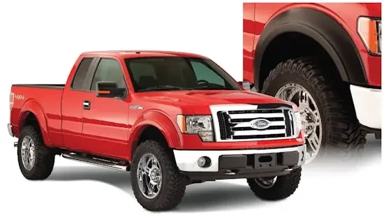 Bushwacker 20926-02 Extend-A-Fender Style Fender Flares, 4pc