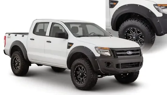 Bushwacker 20934-02 Pocket Style Fender Flares, 4pc