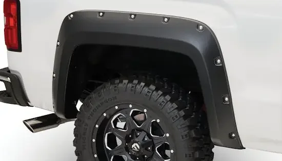 Bushwacker 40122-02 Pocket Style Fender Flares, 2pc