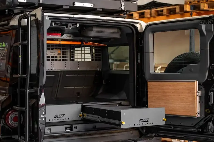 Buzz Overland Cargo System 3 Dual Drawer Setup