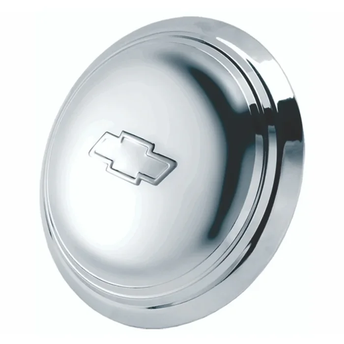 C3 1969-1982 Chevrolet Corvette Wheel Center with Bowtie Emblem Indention Chrome Plated Stainless Steel