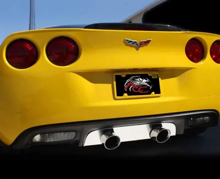 C6 Corvette Exhaust Filler Panel Polished Stainless Steel – Corsa 4 inch Dual Tips