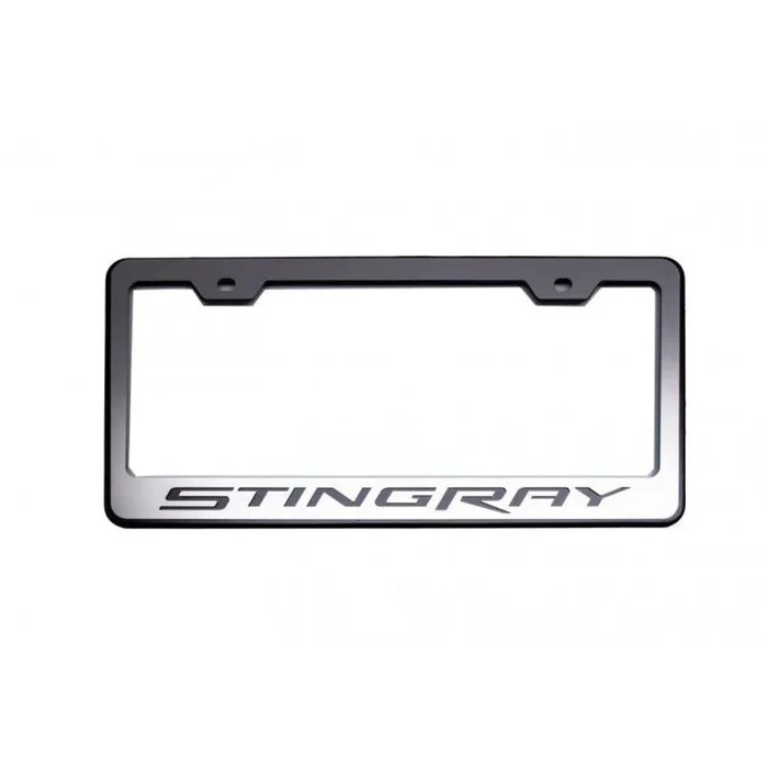 C7 Corvette Stingray | License Plate Frame | Brushed Black | Stingray