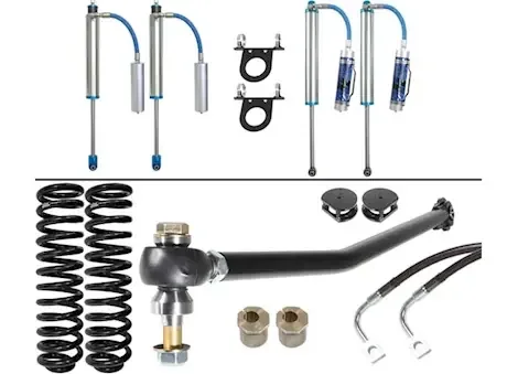 Carli Suspension 17-22 f250/f350 4×4 diesel leveling pintop system king 2.5in remote reservoir