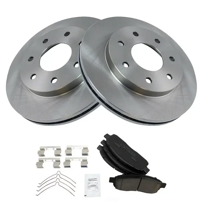 Ceramic 7-Lug Brake Rotor and Pad Kit; Front (04-08 4WD F-150)Find parts that fit my vehicle