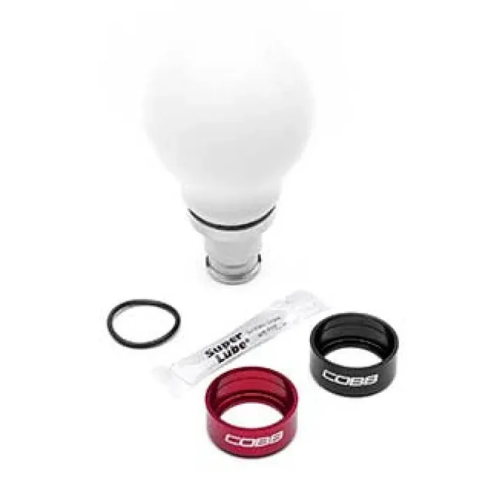 Cobb 17-21 Honda Civic Type R 6-Speed Short Weighted Cobb Knob – White