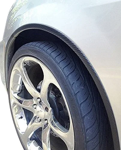 Corvette Carbon Fiber Style Wheel Well Fender Trim Molding – 2pc – CA