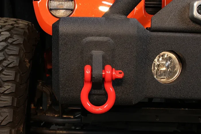 D Ring 3/4 Inch Red 2 Piece Set Fishbone Offroad