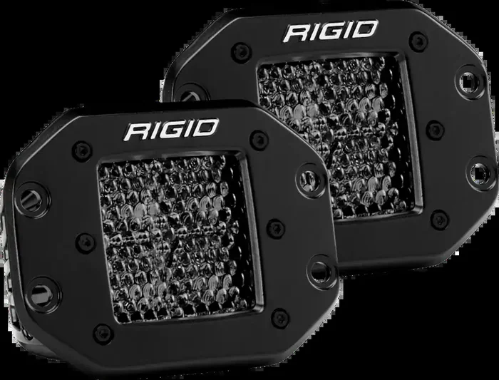 D-Series PRO Midnight Edition, Spot Diffused, Flush Mount, Pair