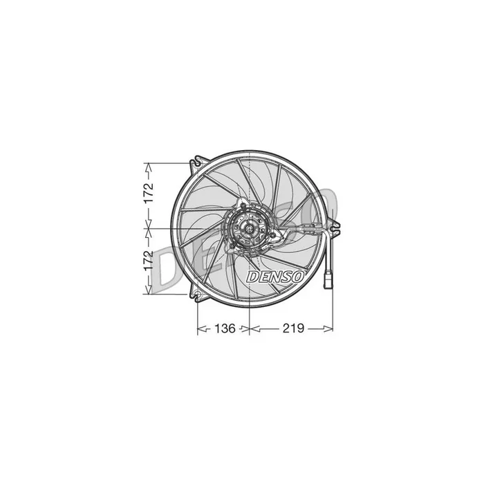 DENSO Lüfter, Motorkühlung DER21009