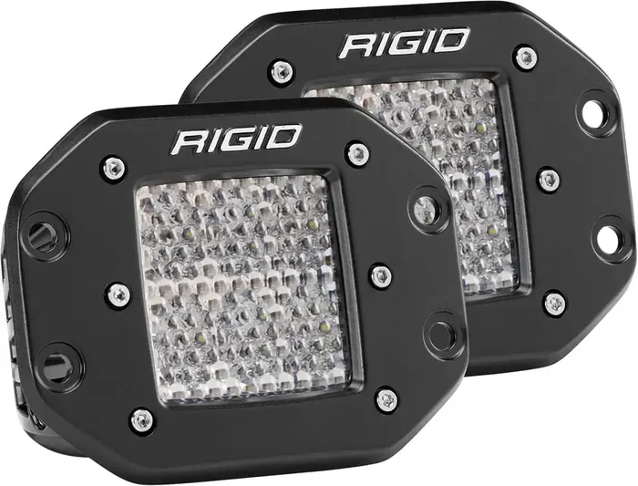 Diffused Flush Mount Pair D-Series Pro RIGID Industries